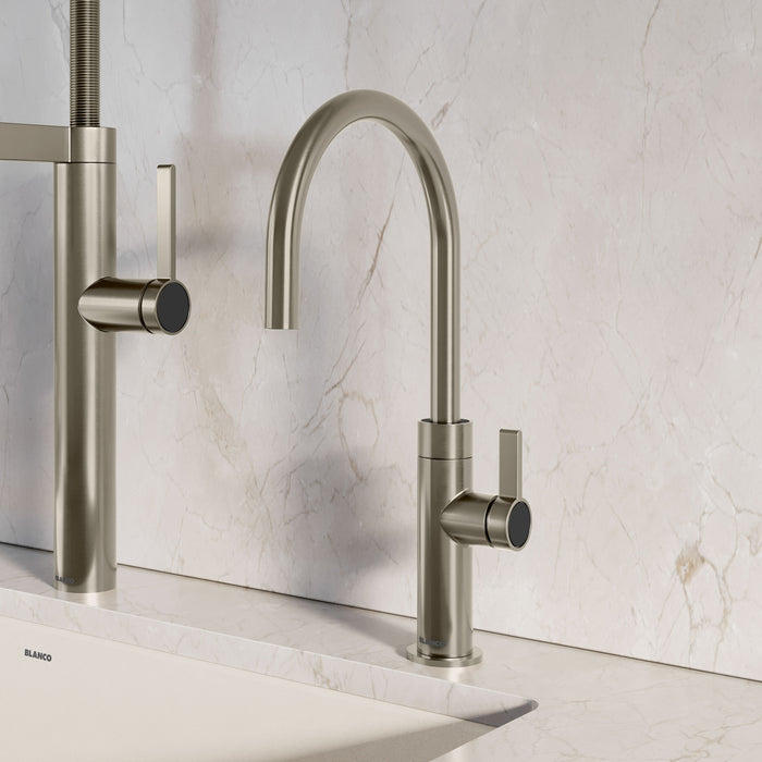 Blanco 443255 Culina II High Arc Beverage Faucet - RO Compatible - Satin Platinum