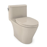 TOTO MS642124CUFG#03 Nexus 1G One-Piece Elongated Universal Height Toilet with SoftClose Seat, Bone