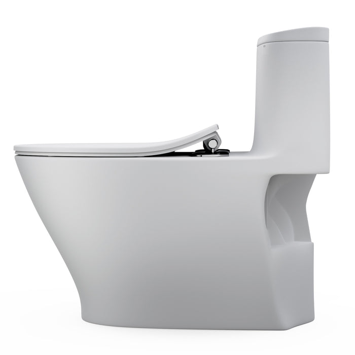 TOTO MS642234CEFG#MGR Nexus One-Piece Elongated Toilet with a Slim SoftClose Seat, Matte Grey