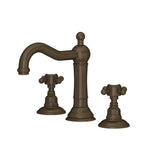 House of Rohl A1409XMTCB-2 Acqui Column Spout Widespread Bathroom Faucet