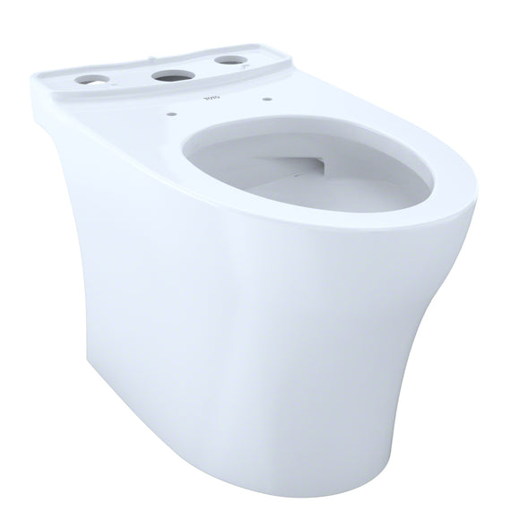 TOTO Aquia IV Elongated Universal Height Skirted Toilet Bowl with CEFIONTECT, Cotton White - CT446CEFGN#01