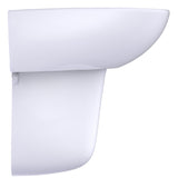 TOTO LHT241.4G#01 Supreme Oval Wall-Mount Bathroom Sink with Shroud for 4" Center Faucets, Cotton White