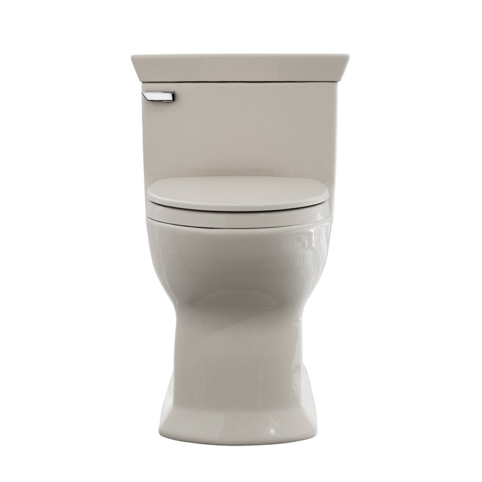 TOTO MS964124CEFG#12 Soiree One Piece Elongated 1.28 GPF Universal Height Skirted Toilet, Sedona Beige