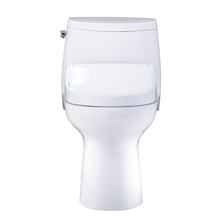 TOTO MW6043446CUFG#01 UltraMax II 1G One-Piece Elongated 1.0 GPF Universal Height Toilet with Washlet+ S5 Bidet Seat