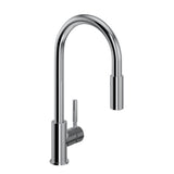 House of Rohl R7520APC Lux Side Handle Stainless Steel Pulldown Kitchen Faucet