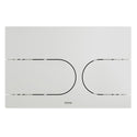 TOTO Dual Flush Round Push Button Plate for Select DuoFit In-Wall Tank Unit, White - YT970#W