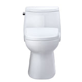 TOTO MW6144726CEFG#01 WASHLET+ Carlyle II One-Piece Toilet and WASHLET+ S7 Bidet Seat, Cotton White