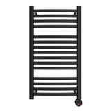 Broadway 20" Wall-Mounted Towel Warmer in Matte Black