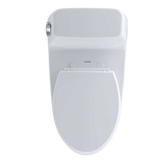 TOTO MS854114SL#03 UltraMax One-Piece Elongated 1.6 GPF ADA Universal Height Toilet with Seat, Bone