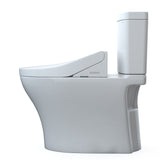 TOTO MW4463074CEMFGN#01 Aquia IV Two-Piece Elongated Universal Height Dual Flush Toilet and WASHLET C2 Bidet Seat