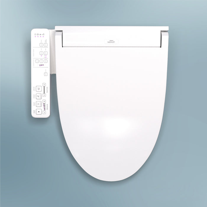 TOTO SW3024#01 WASHLET KC2 Heated Bidet Toilet Seat with SoftClose Lid, Elongated, Cotton White