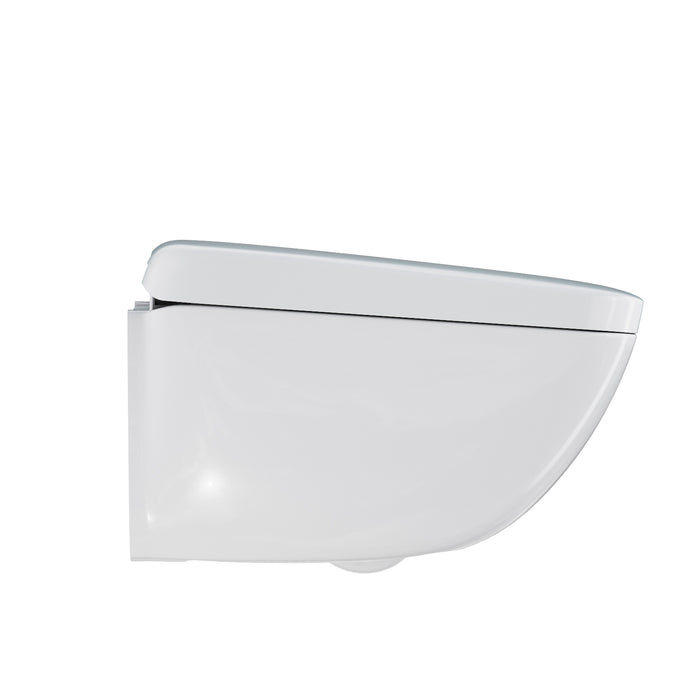 TOTO CWT9548CEMFX#01 Neorest WX2 Dual Flush Wall-Hung Toilet with Integrated Bidet Seat, Cotton White