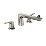 TOTO TBG03202U#PN GS Four-hole Deck-Mount Roman Tub Filler Trim with Handshower, Polished Nickel