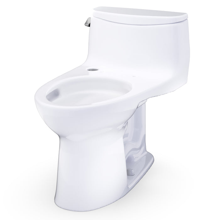 TOTO CST618CEFGT40#01 UltraMax Low Profile One-Piece Elongated 1.28 GPF Universal Height Toilet