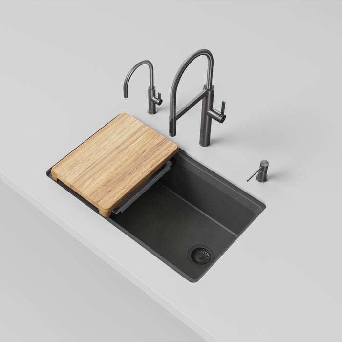 Blanco 443312 Inteos SILGRANIT 33" Single Bowl Undermount Workstation Kitchen Sink - Anthracite
