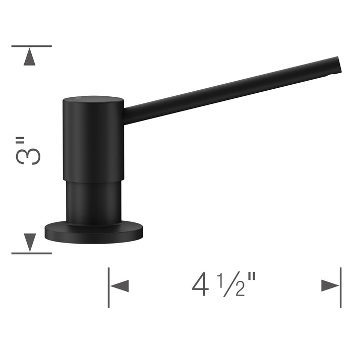 Blanco 402572 Torre Soap Dispenser - Coal Black