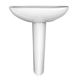 TOTO LPT242.4G#01 Prominence Oval Pedestal Bathroom Sink with CEFIONTECT for 4" Center Faucets