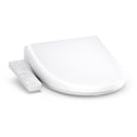 TOTO WASHLET S1 electronic bidet toilet seat with instantaneous water heating in Cotton White color features instantaneous water heating.