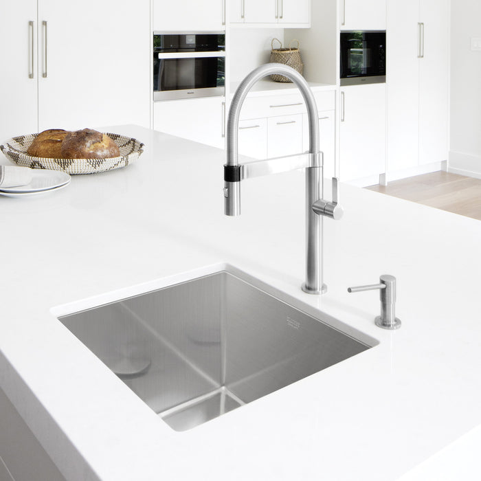 Blanco 516224 Precision R10 19" Single Bowl Undermount Stainless Steel Kitchen Sink
