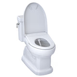 TOTO MW9744734CEFG#01 WASHLET+ Eco Guinevere Toilet and S7A Bidet Seat with Auto Open/Close, Cotton White