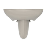 TOTO LHT242G#03 Prominence Oval Wall-Mount Bathroom Sink with Shroud for 1-Hole Faucets, Bone Finish