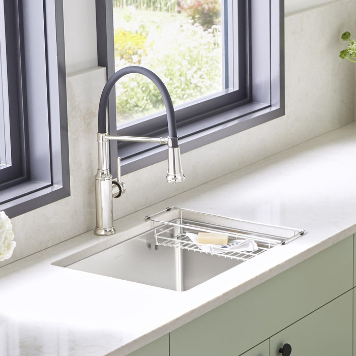 Blanco 443151 Quatrus R15 25" Single Bowl Dual Mount Stainless Steel Laundry Sink