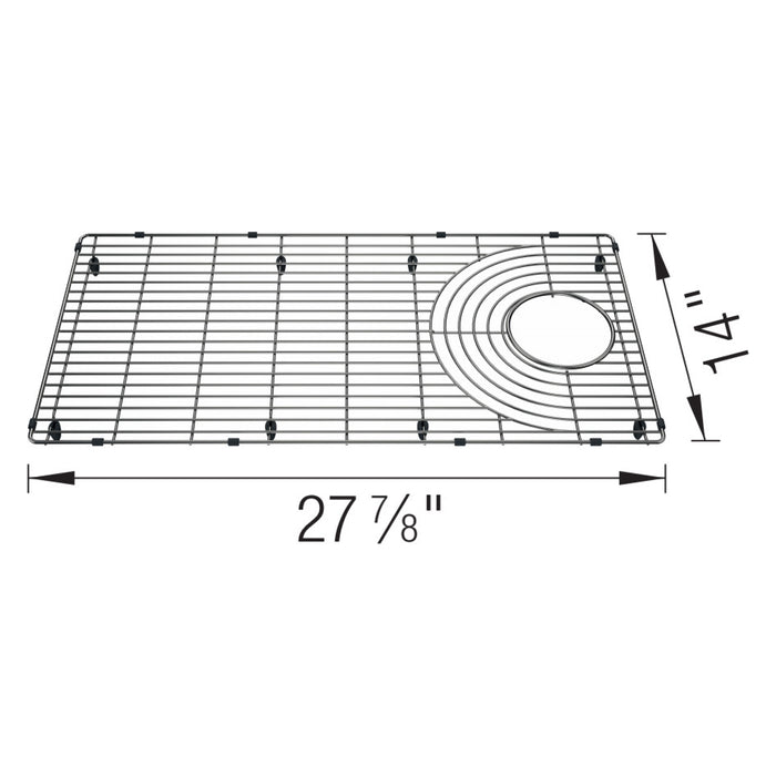 Blanco 443345 Stainless Steel Sink Grid for Inteos 33" Workstation Sink
