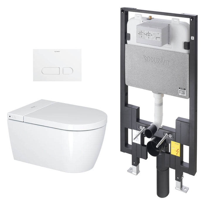 Duravit WD7022004091 ME by Starck Wall Mounted Toilet White