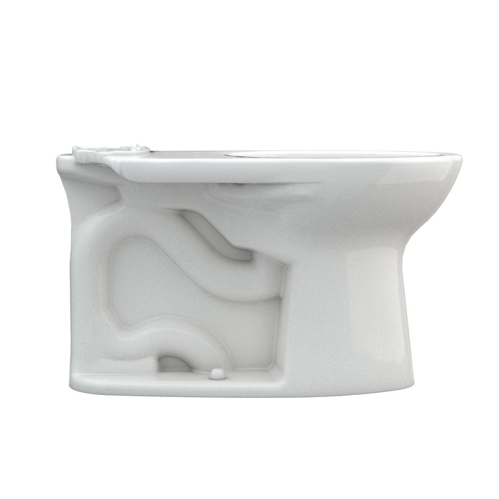 TOTO C776CEFG#11 Drake Elongated Universal Height Toilet Bowl with CeFiONtect, Colonial White