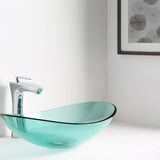 ANZZI LS-AZ8121 Tale Series Deco-Glass Vessel Sink in Lustrous Green