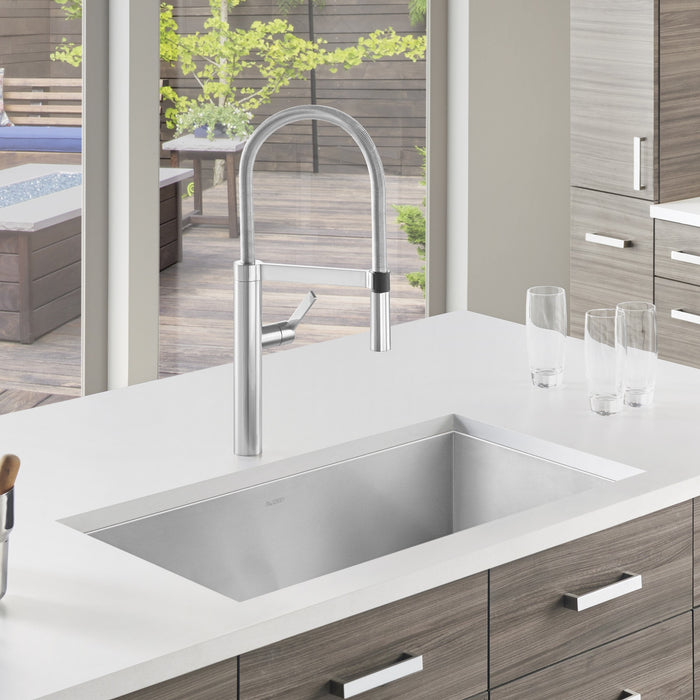 Blanco 443052 Quatrus R0 32" Single Bowl Undermount Stainless Steel Kitchen Sink