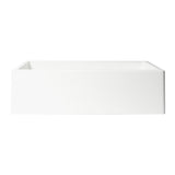 ALFI Brand AB33FARM-W White 33" Granite Composite Single Bowl Drop-in Farm Sink