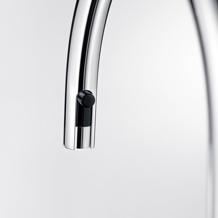Blanco 526397 Urbena Pull-Down Dual-Spray Kitchen Faucet - Chrome/Truffle