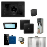 XDream Programmable Steam Generator Control Kit with iSteamX Control and Aroma Glass Steamhead in Black Matte Black