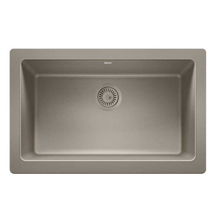 Blanco 240322 Color-Coordinated Metal Basket Strainer - Truffle