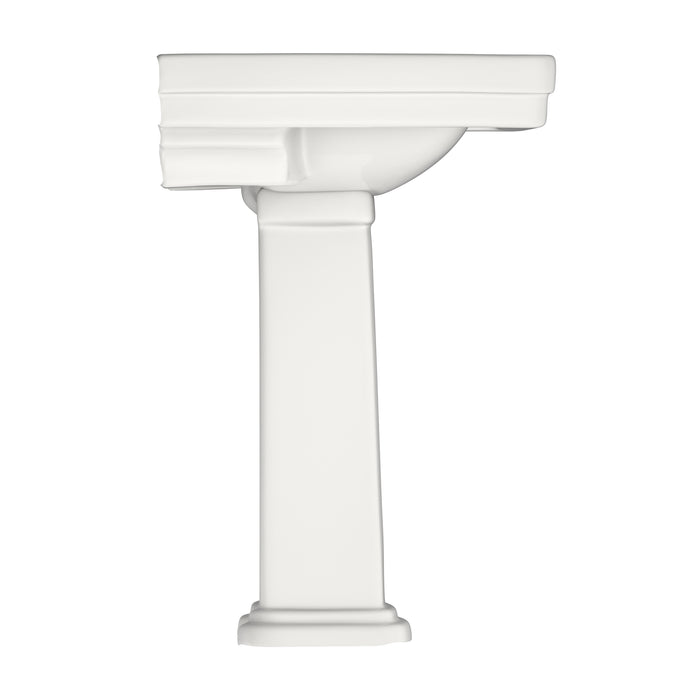 TOTO LPT530.8N#11 Promenade 27-1/2" x 22-1/4" Pedestal Bathroom Sink for Center Faucets, Colonial White