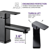 ANZZI L-AZ122ORB Naiadi Single Hole Single Handle Bathroom Faucet in Oil Rubbed Bronze