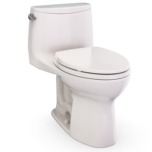 TOTO UltraMax One-Piece Elongated 1.28 GPF Universal Height Toilet with CEFIONTECT and SS114 SoftClose Seat, Sedona Beige - MS608114CEFG#12