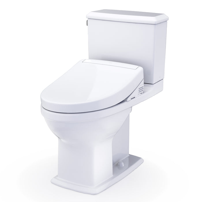 TOTO MW4943446CEMFG#01 Connelly Elongated Dual Flush Universal Height Toilet with Washlet S5 Bidet Seat