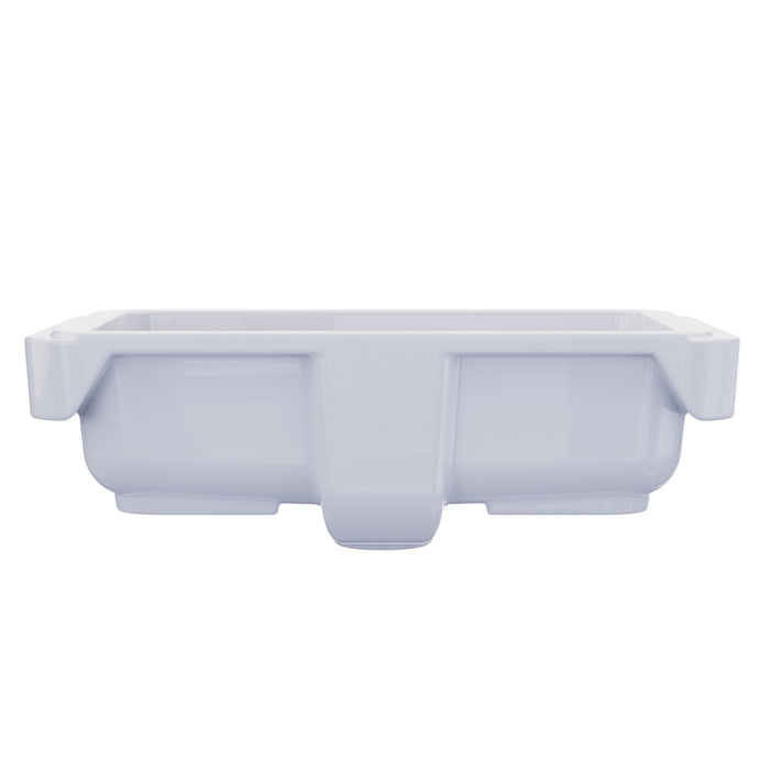 TOTO LT1554G#01 18" Rectangular Undermount Bathroom Sink with CEFIONTECT, Cotton White
