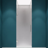 ANZZI SD-AZ8075-01BNF Passion Series 24" by 72" Frameless Frosted Shower Door in Brushed Nickel