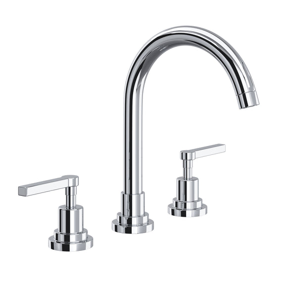 House of Rohl A2208LMAPC-2 Lombardia C-Spout Widespread Bathroom Faucet