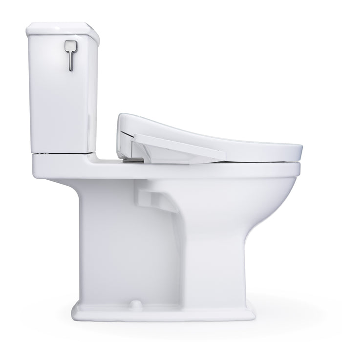 TOTO MW4943346CEMFG#01 Connelly Elongated Dual Flush Universal Height Toilet with Washlet S2 Bidet Seat