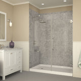 ANZZI SB-AZ04LD Tier 36 x 60" Left Drain Single Threshold Shower Base in White