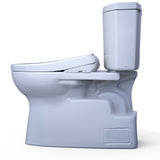 TOTO MW4744736CEFG#01 WASHLET+ Vespin II Two-Piece Toilet and WASHLET+ S7A Bidet Seat, Cotton White