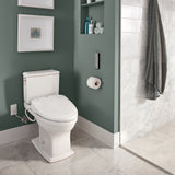 TOTO MS494124CEMFG#01 Connelly WASHLET+ Two-Piece Dual Flush Toilet in Cotton White