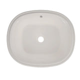 TOTO LT483G#11 Maris Oval Undermount Bathroom Sink with CEFIONTECT, Colonial White