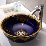 ANZZI LS-AZ187 Scepter Series Vessel Sink in Royal Blue