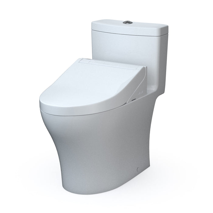 TOTO MW6463084CEMFGN#01 Aquia IV Elongated Dual Flush Toilet with C5 Washlet Bidet Seat