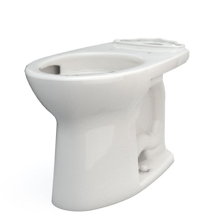 TOTO C776CEFG#11 Drake Elongated Universal Height Toilet Bowl with CeFiONtect, Colonial White
